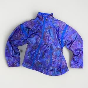 Vintage Beyond Performance Windbreaker Jacket Men’s Size S Purple 80s/90s Style